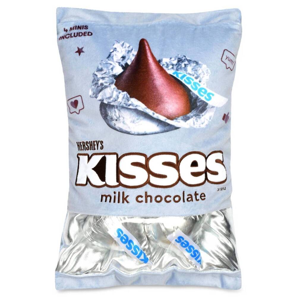 NEW ISCREAM bag of hershey's kisses plush in multi